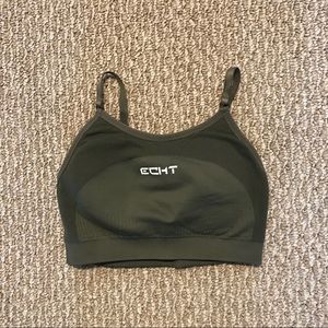 Echt Olive Arise Prime Sports Bra XS